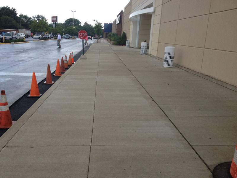 New Concrete and Asphalt at Kohls Department Store Wilmington, DE