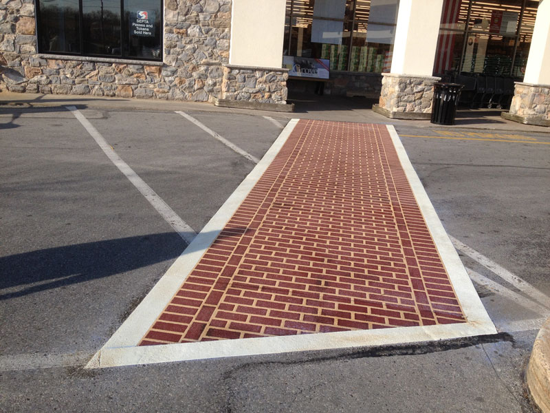 Thermoplast Crosswalk Installation West Chester Pennsylvania